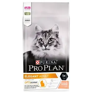 Purina Croquettes chat Elegant adulte - Optiderma - riche en Saumon - 3kg pas cher
