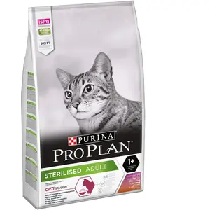 Comparateur de prix : PURINA PRO PLAN Sterilised Adulte Savoury Duo Chat Croquettes avec Can...