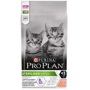 Comparateur de prix : 3kg Sterilised Kitten PURINA PRO PLAN, saumon - Croquettes pour chat