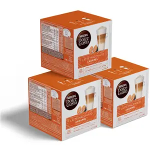 Comparateur de prix : Lot de capsules de café NESCAFÉ® Dolce Gusto® Caramel Latte Macchiato,...
