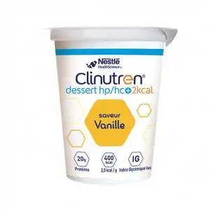 Comparateur de prix : Nestle Clinutren Dessert HP/HC + Vanille 4 x 200g