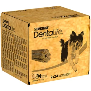 16x69g PURINA Dentalife Bâtonnets à mâcher de taille moyenne 48 bâtonn... pas cher