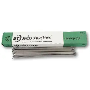 Comparateur de prix : Dt Swiss Rayons Champion J-bend 100 Unités 2.0 x 253 mm