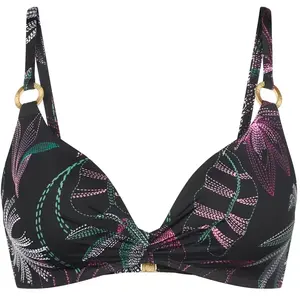 Haut de maillot de bain femme Triumph Tropics P 01 Noir 38D 10226539-0... pas cher