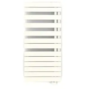 Comparateur de prix : Radiateur sèche-serviettes électrique FASSANE SPA ASYMETRIQUE 750W bla...
