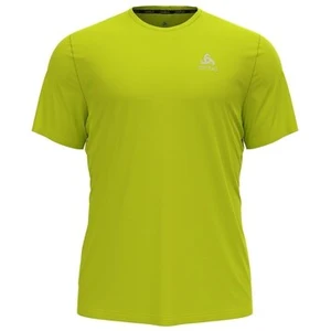 Odlo T-shirt à Manches Courtes Essential Flyer jaune XL pas cher
