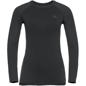 Comparateur de prix : Odlo Base Layer Top Crew Neck Long Sleeve Performance Warm EC Femme Noir