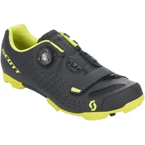 Scott - MTB Comp Boa - Chaussures VTT homme Matt Black / Sulphur Yellow - 44 pas cher