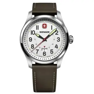 Comparateur de prix : Montre Wenger  Montre Homme  01.0541.120, Quartz, 43mm, 10ATM