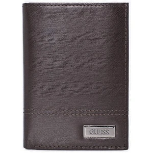 Comparateur de prix : Porte-monnaie Guess  Portefeuille Morgan en cuir SM0111LEA51 Marron
