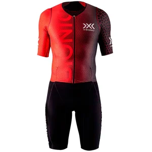 X-bionic Combinaison trifonction x bionic trisuit 4 0 dragonfly rouge noir pas cher