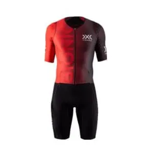 X-bionic Combinaison trifonction x bionic trisuit 4 0 dragonfly rouge noir pas cher