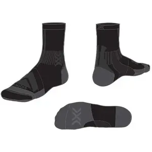 Comparateur de prix : X-Socks - Gravel Discover Crew - Chaussettes de cyclisme taille 35-38, noir
