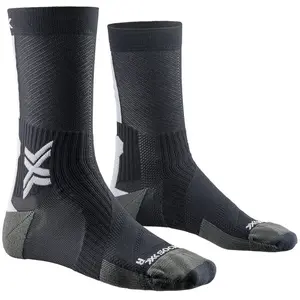 Comparateur de prix : X-Socks - Bike Perform Crew - Chaussettes de cyclisme taille 35-38, gris/noir