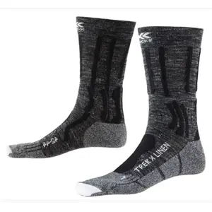 X-Socks - Chaussettes Trek X Linen - Chaussettes randonnée Anthracite ... pas cher