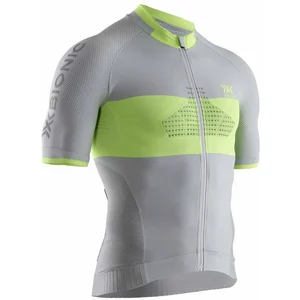 X-BIONIC Homme Invent 4.0 Bike Race Zip Chemise, Dolomite Grey /Phyton Yellow, S EU pas cher