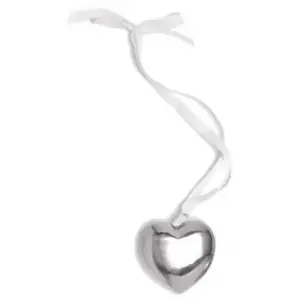 Glorex Coeur en métal avec ruban rouge - h. 7 cm