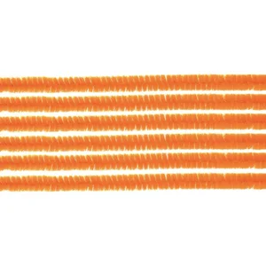 Comparateur de prix : Glorex Fil Chenille - 50 cm - Orange - 10 pcs