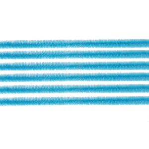 Comparateur de prix : Glorex Fil Chenille - 50 cm - Bleu clair - 10 pcs