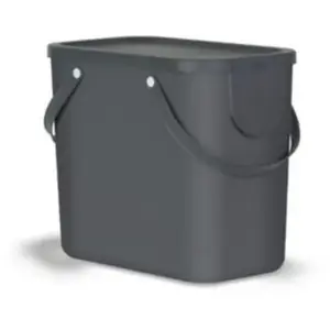 Comparateur de prix : ROTHO Poubelle de tri Albula 25L Gris
