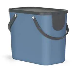 ROTHO Système de recyclage des déchets ALBULA 25 l bleu  trashcan pas cher