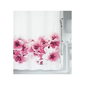 Spirella Rideau de douche Polyester AMANDA 180x200cm Rose