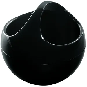 Comparateur de prix : Spirella Poubelle à bascule PS BOWL 1L Noir