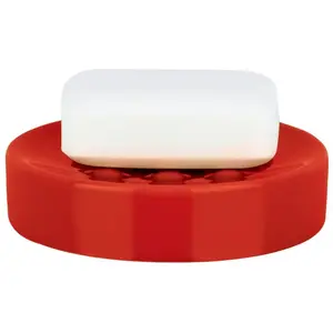 Porte savon Céramique TUBE Rouge SpirellaVendu paramazon