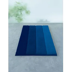 SPIRELLA Tapis de bain FOUR 55x65 cm - Bleu pas cher