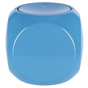 Comparateur de prix : Spirella poubelle salle de bain dice - 14x14x14cm - bleu 10.19167