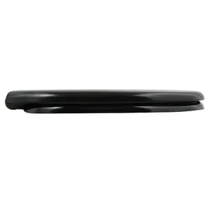 Comparateur de prix : SPIRELLA Abattant Wc Thermo Dur Easy Clip Noir - Charnières Inox
