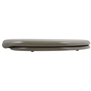Comparateur de prix : SPIRELLA Abattant Wc Thermo Dur Easy Clip Taupe - Charnières Inox