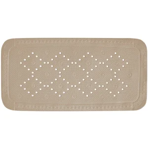 Tapis Fond de baignoire PVC ALASKA 71x36cm Taupe Spirella