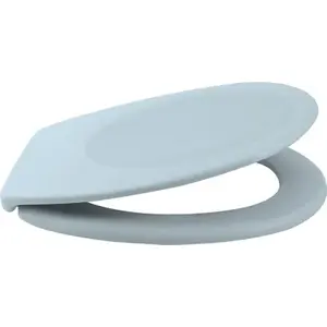 Abattant WC Spirella Neela bleu glacé mat pas cher