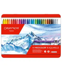 Caran d'Ache Neocolor II Boîte de 40 crayons de couleur