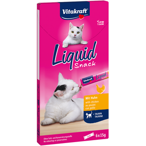 Comparateur de prix : Vitakraft - Friandises Liquid Snack Au Saumon + Omega 3 Pour Chat - 90g