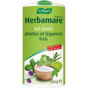 Comparateur de prix : A.Vogel Herbamare Sel Marin Plantes et Légumes Frais Bio 500g