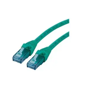 Comparateur de prix : Cordon ROLINE UTP Cat.6A / 10 Gigabit, Component Level, LSOH, vert, 10 m