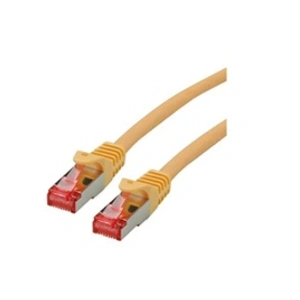 ROLINE Cordon LAN Cat 6 - Component Level - Câble réseau S/FTP Ethernet avec connecteur RJ45 - jaune 1 m pas cher