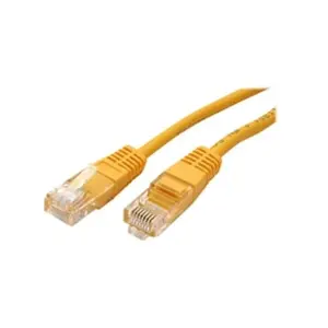 Secomp Roline - Câble réseau - RJ-45 (M) pour RJ-45 (M) - 50 cm - UTP - CAT 5e - moulé - jaune pas cher
