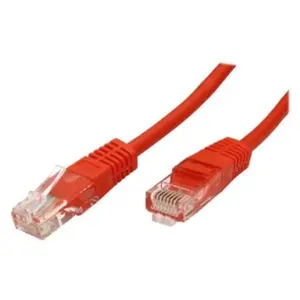 Roline cordon de raccordement - 1 m - rouge pas cher