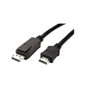 Comparateur de prix : VALUE - Câble adaptateur - DisplayPort mâle pour HDMI mâle - 3 m - blindé - noir