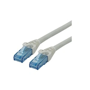 ROLINE Cordon LAN Cat 6A Component Level | Câble réseau UTP Ethernet avec connecteur RJ45 | gris 0,5 m pas cher