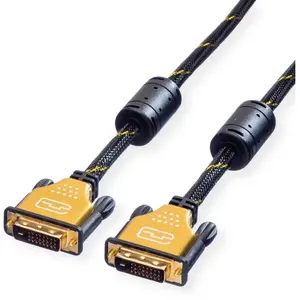 ROLINE Câble Moniteur Gold DVI, St-St, (24+1) Dual Link, 10 mVendu paramazon