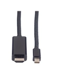 Comparateur de prix : VALUE - Câble adaptateur - Mini DisplayPort mâle pour HDMI mâle - 3 m - blindé - noir