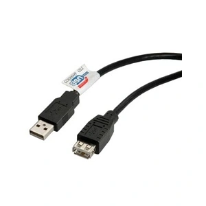 Roline - Rallonge de câble USB - USB (M) pour USB (F) - USB 2.0 - 1.8 m - noir pas cher