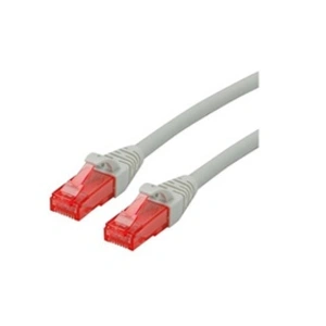 Comparateur de prix : ROLINE Cordon de raccordement RJ-45 SECOMP CAT 6 10m gris - Sans halogène, moulé, bloqué