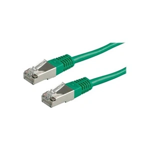 Secomp Roline - Cordon de raccordement - RJ-45 (M) pour RJ-45 (M) - 1 m - SF/UTP - CAT 5e - moulé - vert pas cher
