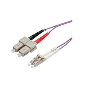 Comparateur de prix : Secomp VALUE Câble fibre optique 50/125µm OM4, LC/SC, violet, 2 m