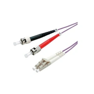 Comparateur de prix : Secomp VALUE Câble fibre optique 50/125µm OM4, LC/ST, violet, 3 m